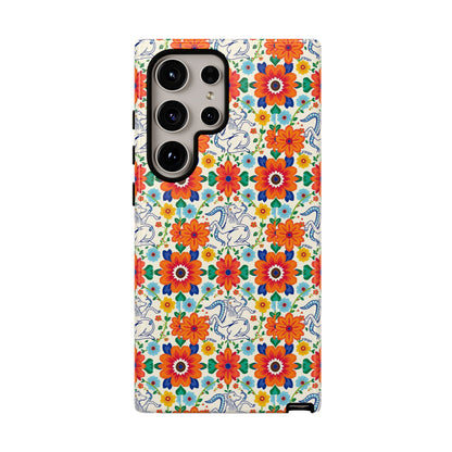 Tough Cases, Virgo, Zodiac v4, Flower Pattern
