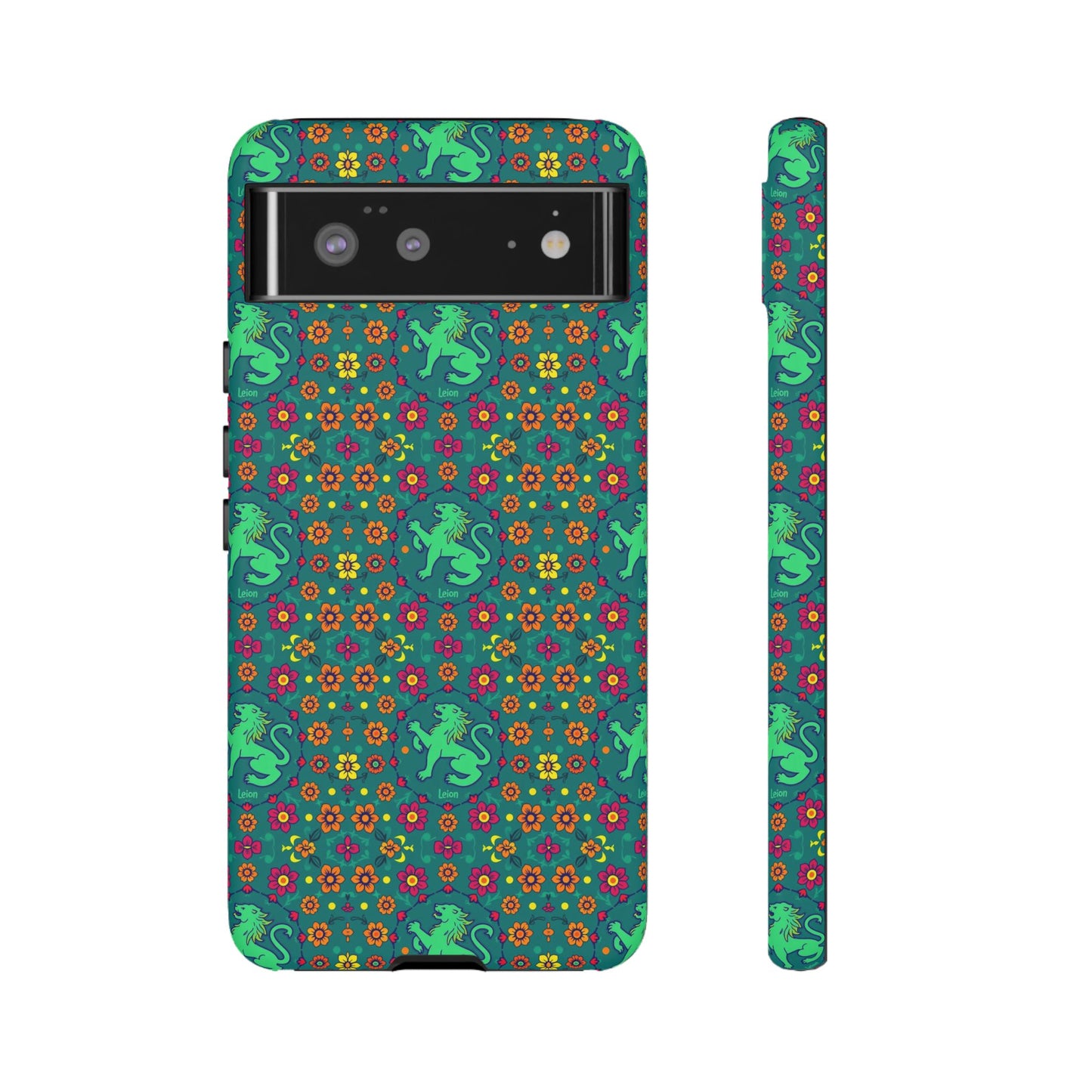Tough Cases, Leo, Zodiac v3, Flower Pattern