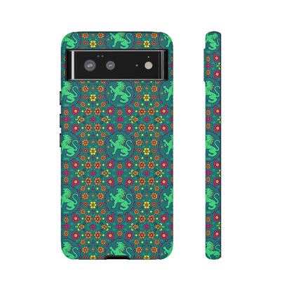 Tough Cases, Leo, Zodiac v3, Flower Pattern