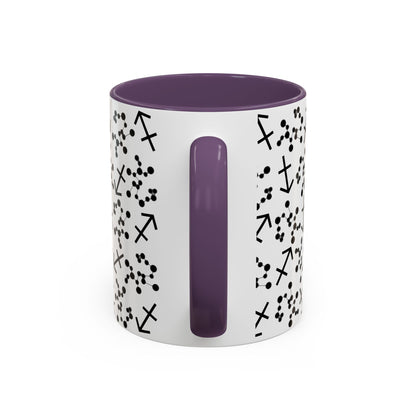 Accent Coffee Mug with the Sagittarius sign (11, 15oz)