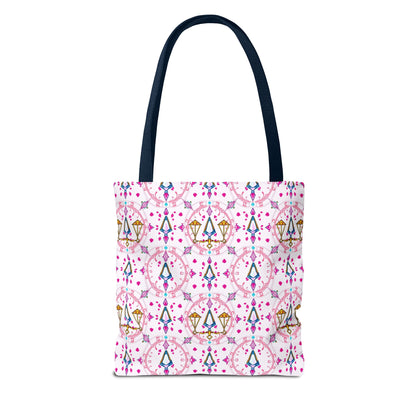 Tote Bag (AOP), Libra, Zodiac, Jewel Pattern