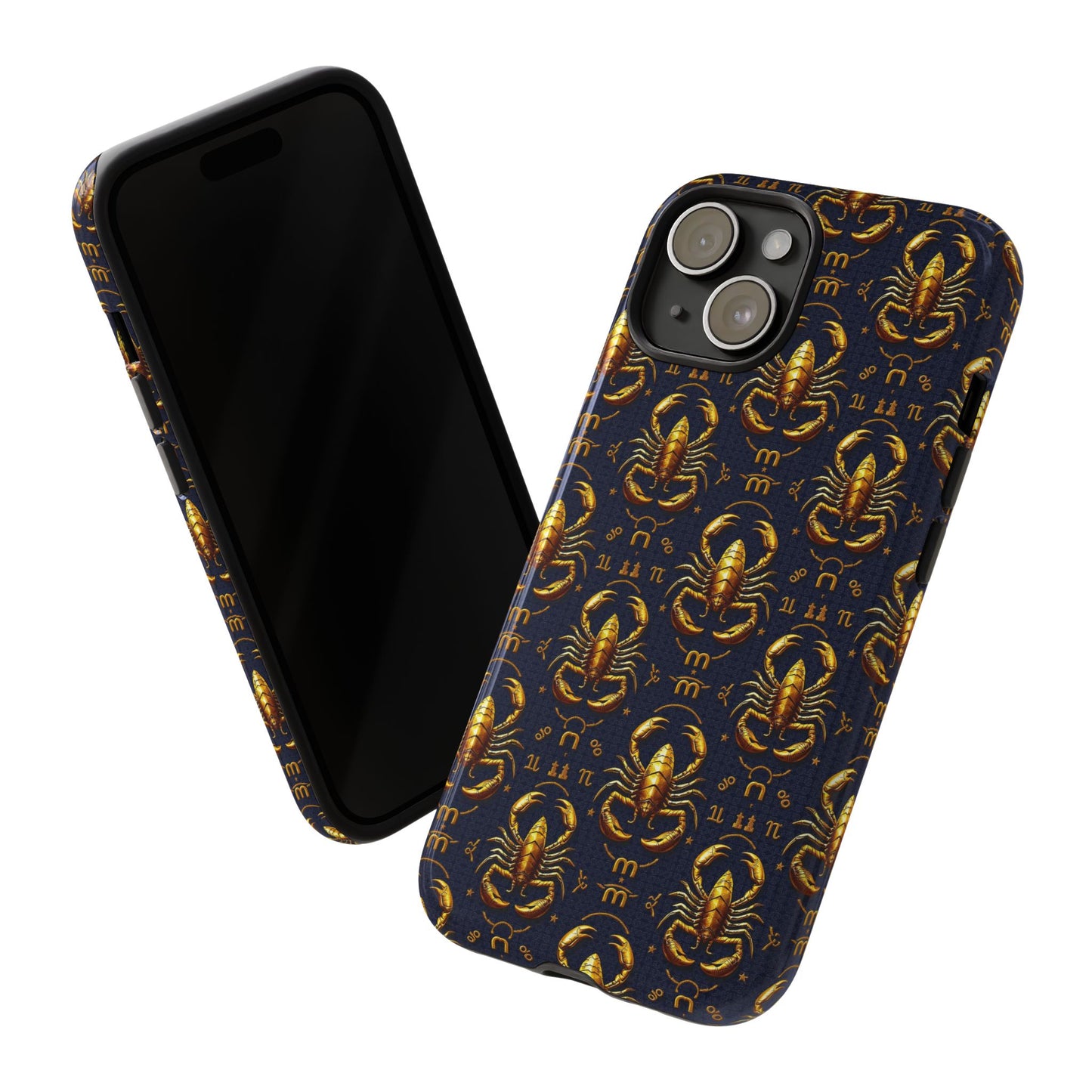 Tough Cases, Scorpio, Zodiac, Metal Pattern