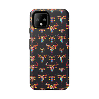 Tough Cases, Taurus, Zodiac, Metal Pattern