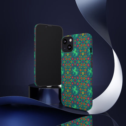 Tough Cases, Leo, Zodiac v3, Flower Pattern