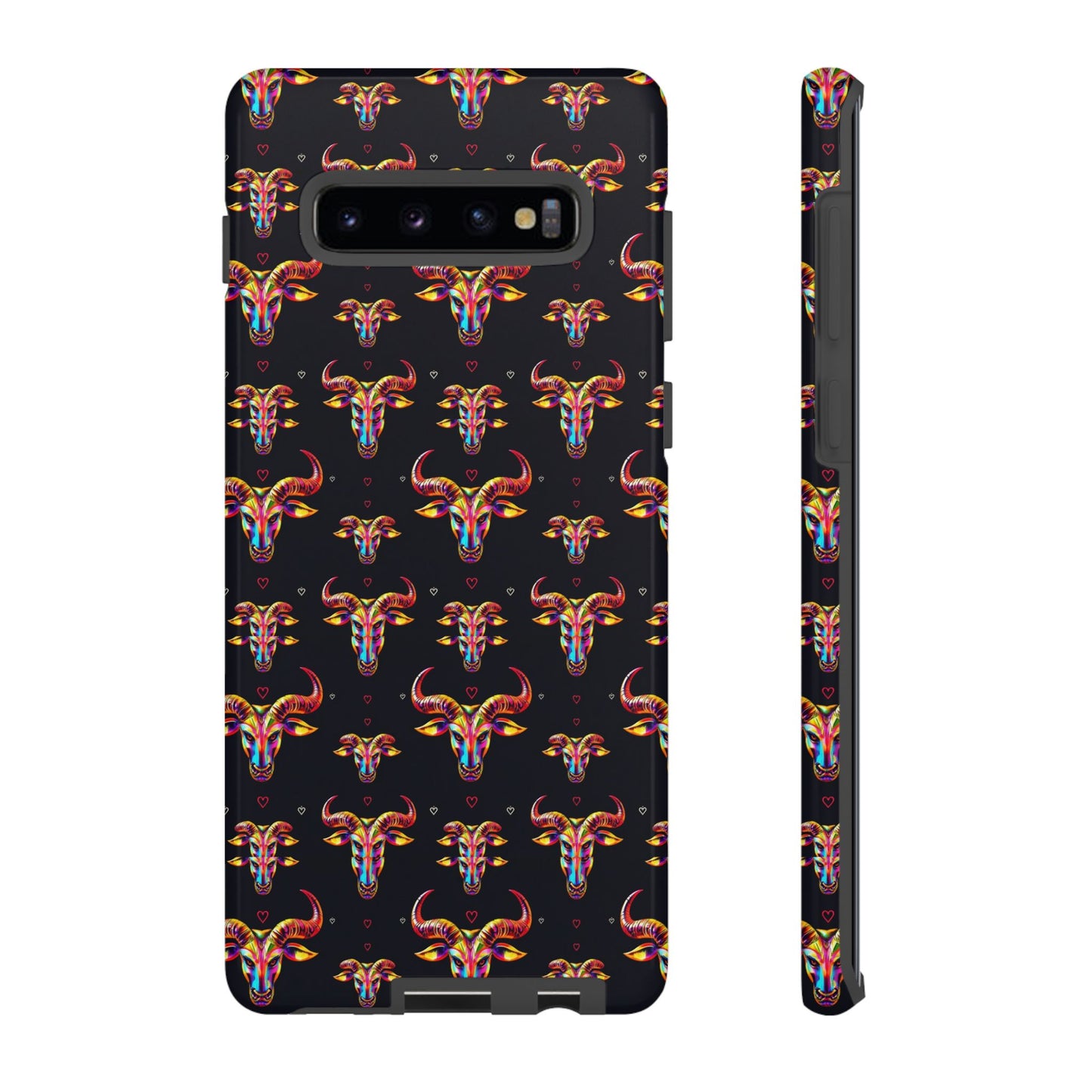 Tough Cases, Taurus, Zodiac, Metal Pattern