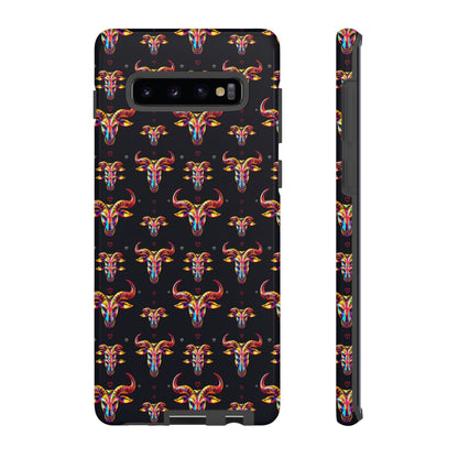 Tough Cases, Taurus, Zodiac, Metal Pattern