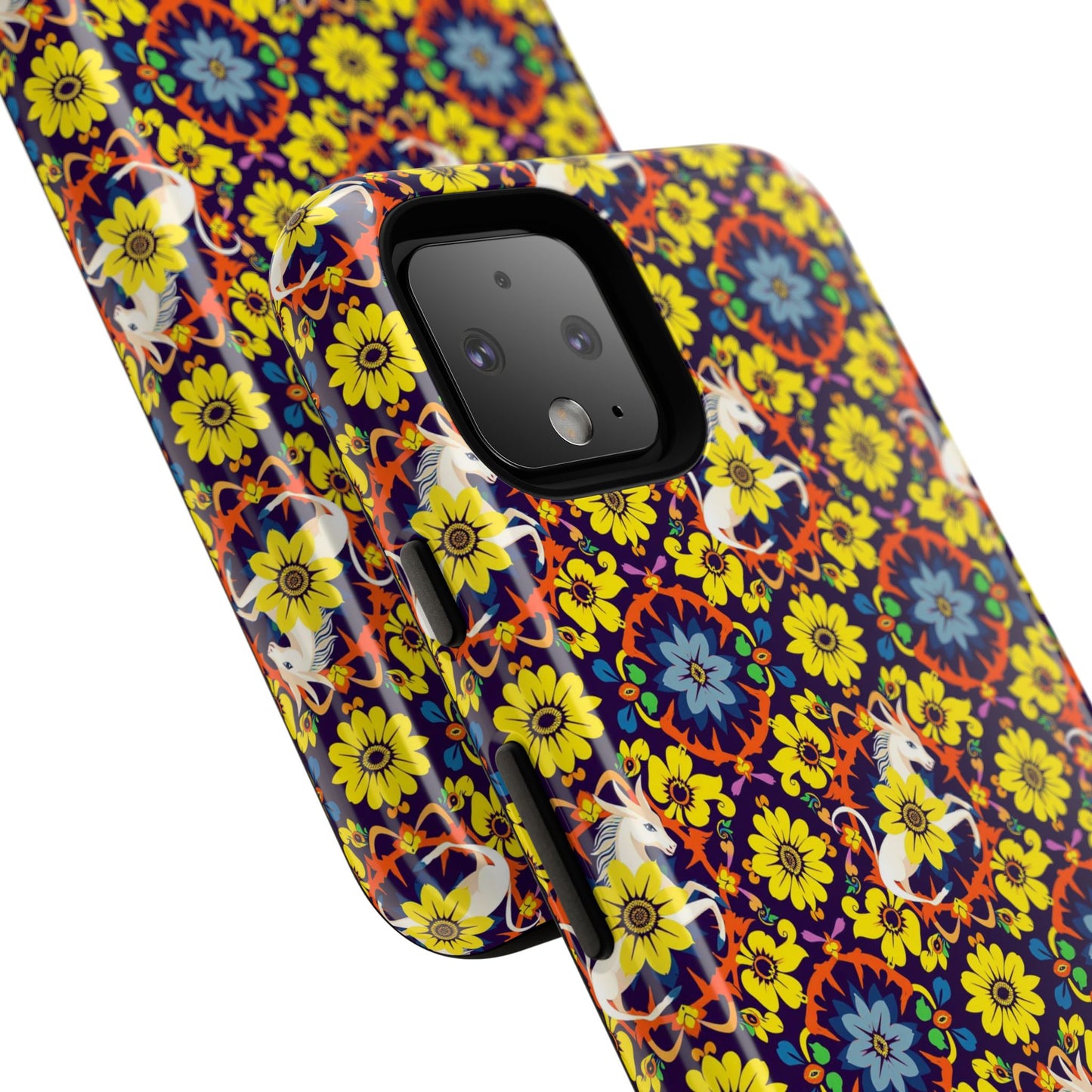 Tough Cases, Aquarius, Zodiac v3, Flower Pattern