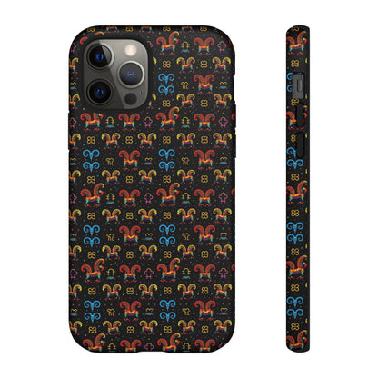 Tough Cases, Aries, Zodiac v1, Metal Pattern