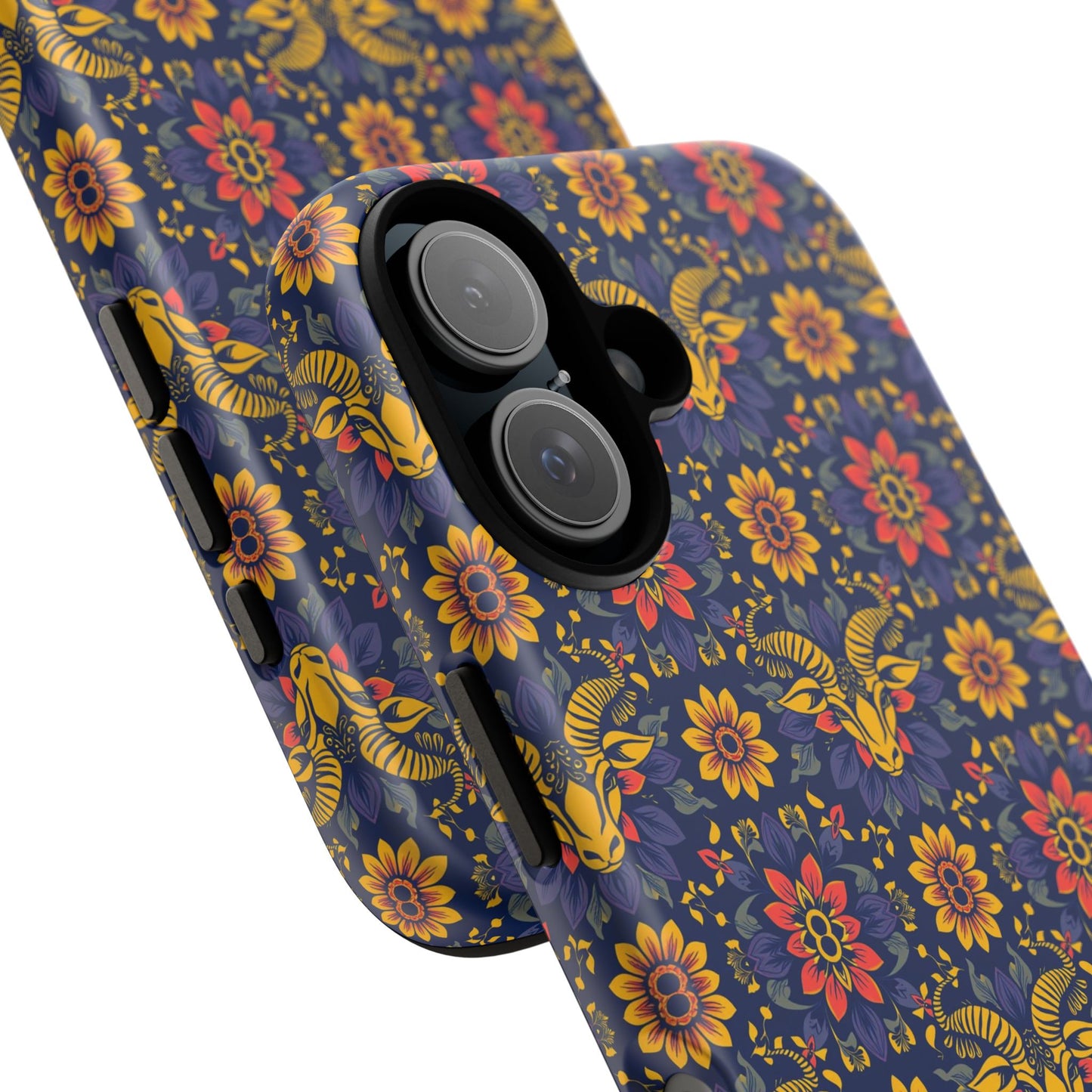 Tough Cases, Taurus, Zodiac v3, Flower Pattern