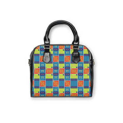 Shoulder Handbag, Gemini, Zodiac v3, Shapes Pattern