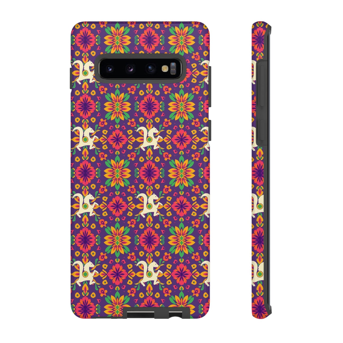 Tough Cases, Aquarius, Zodiac v1, Flower Pattern