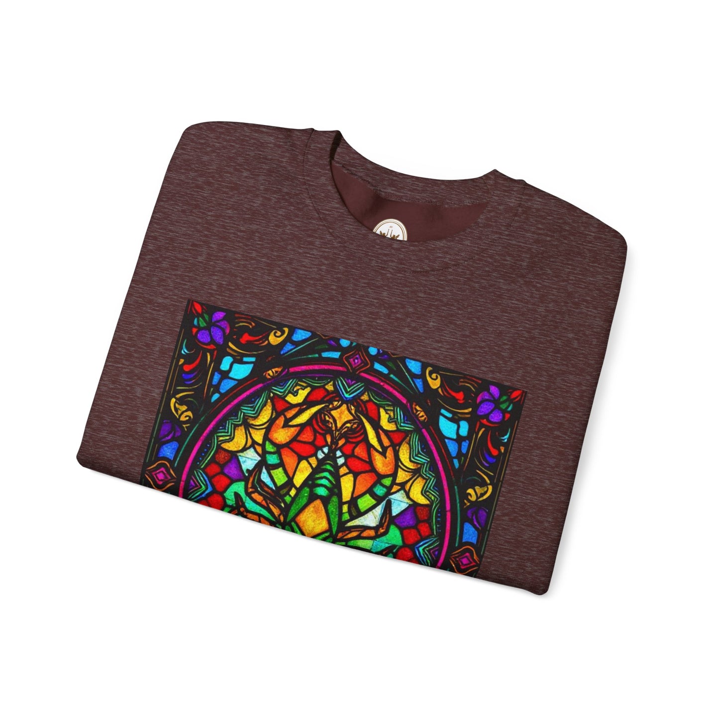 Unisex Heavy Blend™ Crewneck Sweatshirt, Glass 1, Scorpio Zodiac Design