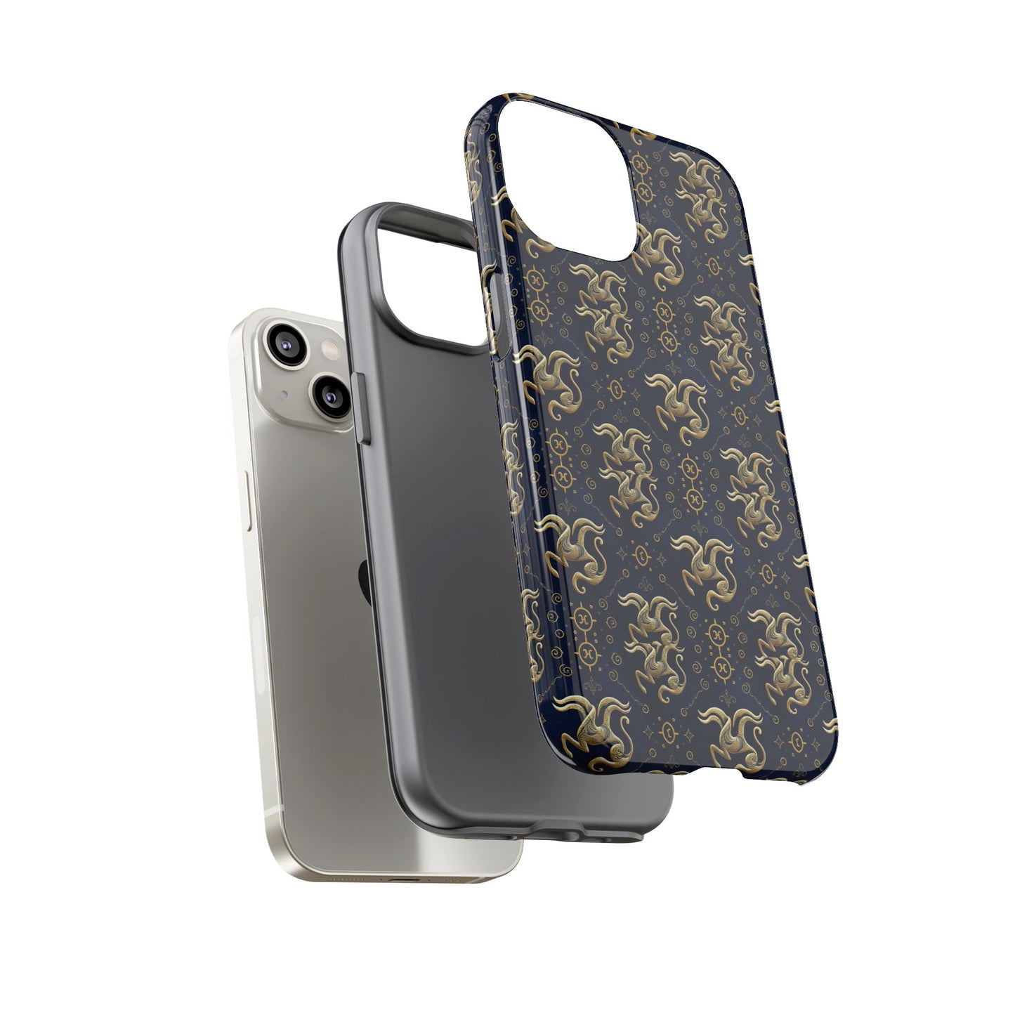 Tough Cases, Aquarius, Zodiac v2, Metal Pattern