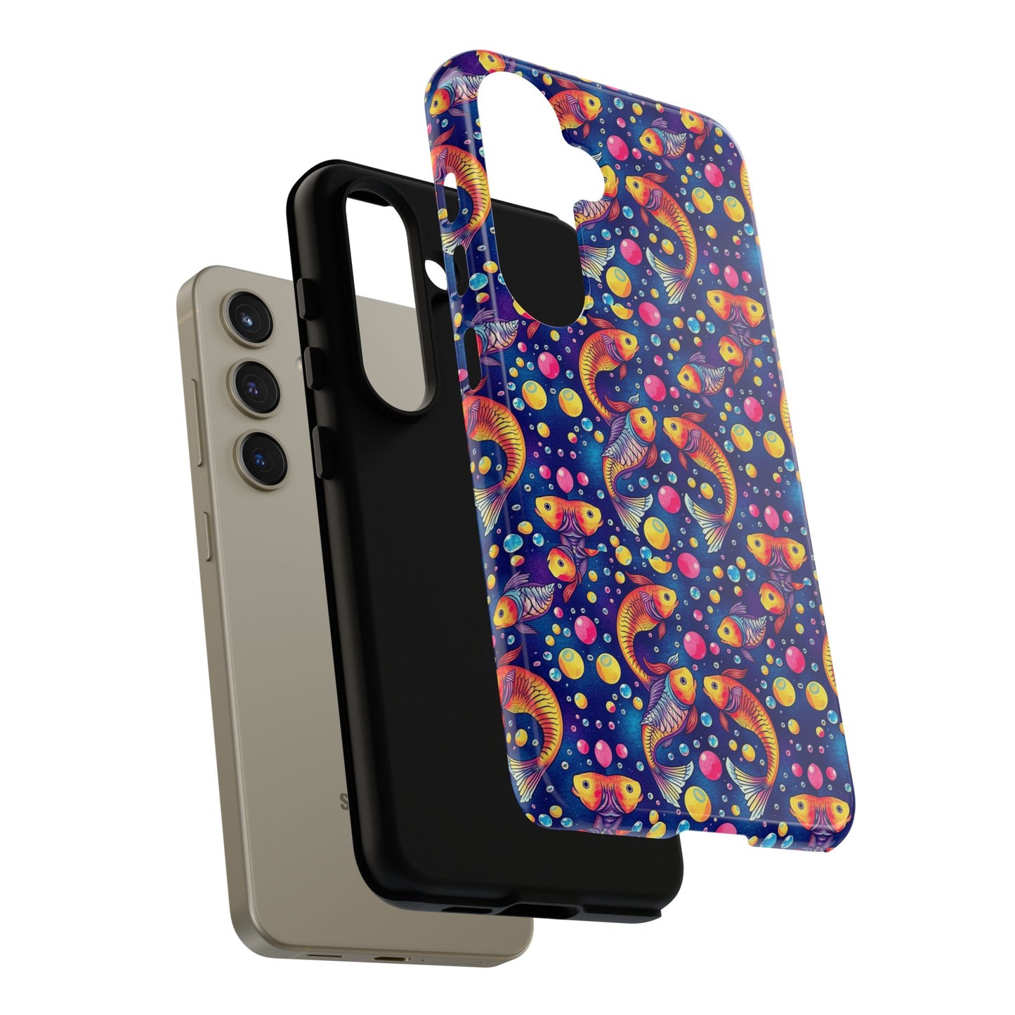 Tough Cases, Pisces, Zodiac, Bubble Pattern