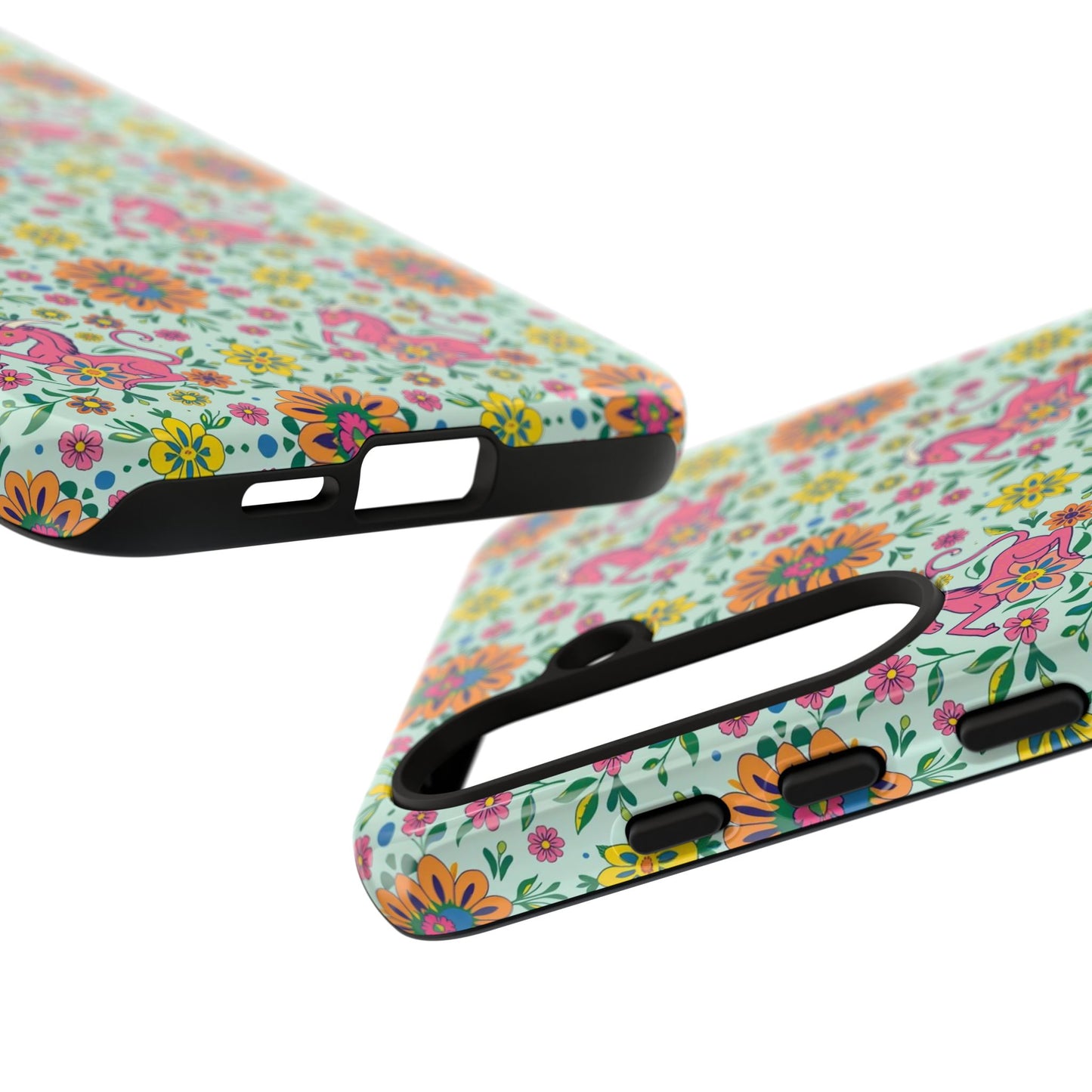 Tough Cases, Aquarius, Zodiac, Flower Pattern