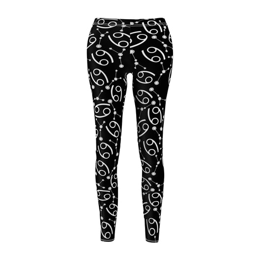 Women's Zodiac Cut & Sew Casual Leggings Capricorn Zodiac sign