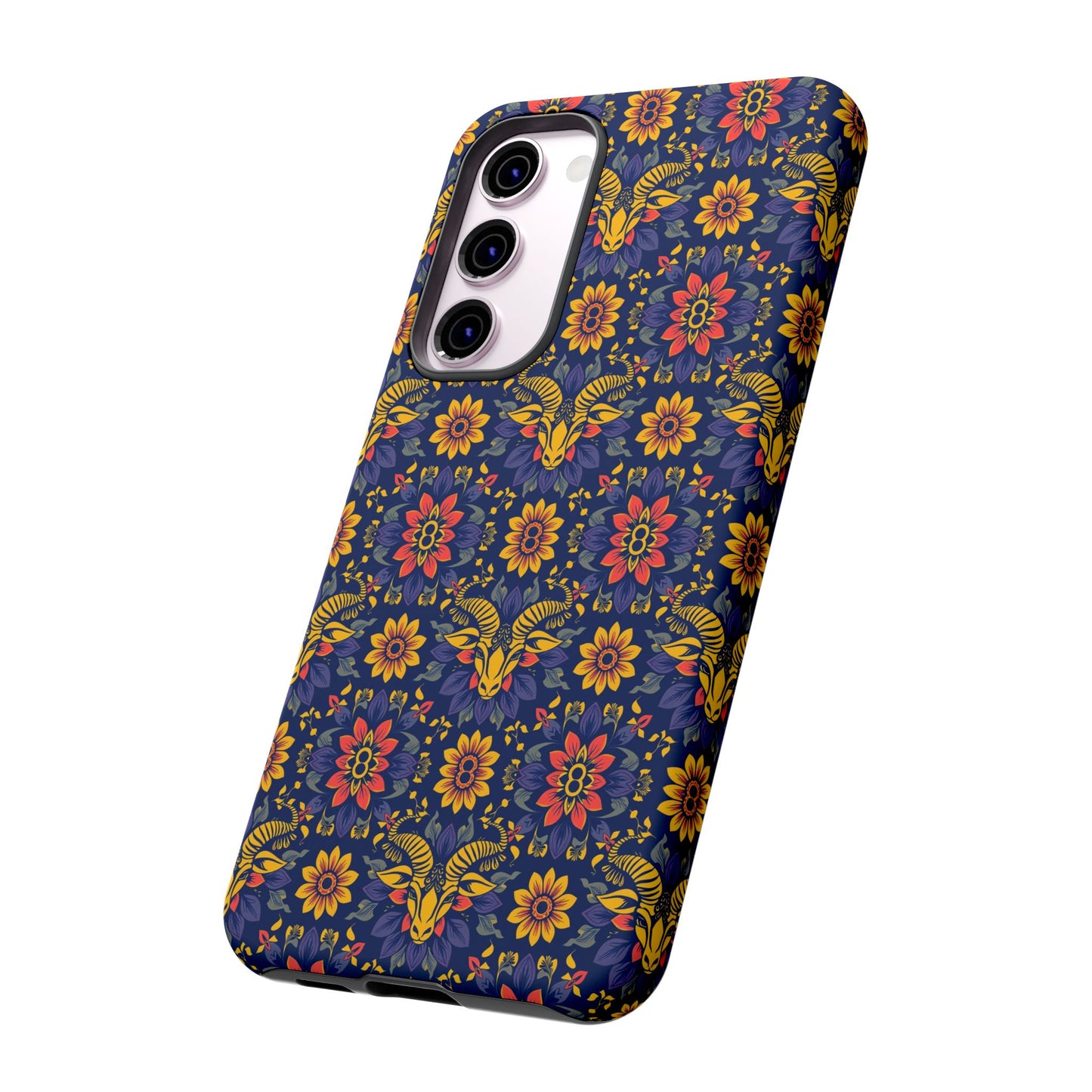 Tough Cases, Taurus, Zodiac v3, Flower Pattern
