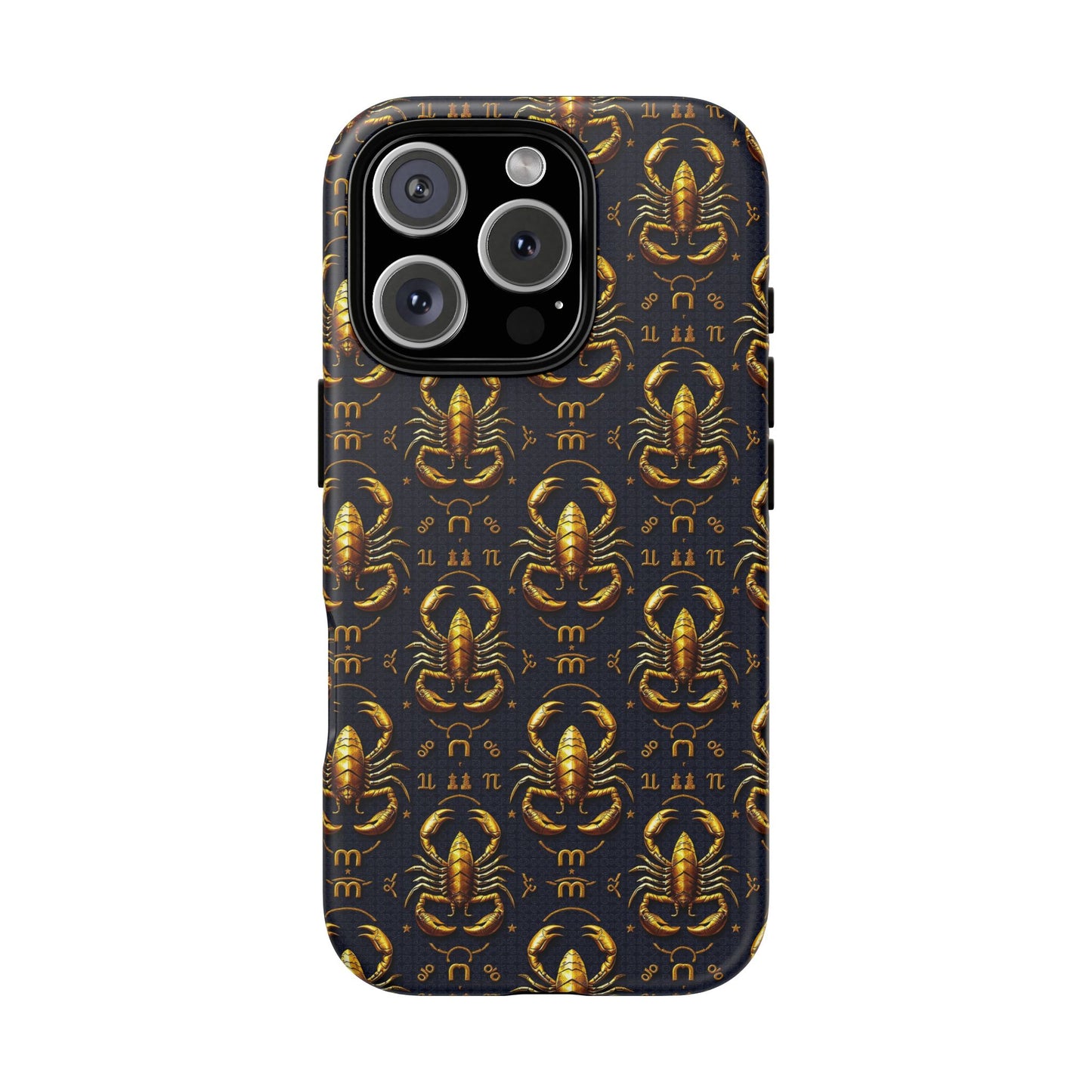Tough Cases, Scorpio, Zodiac, Metal Pattern