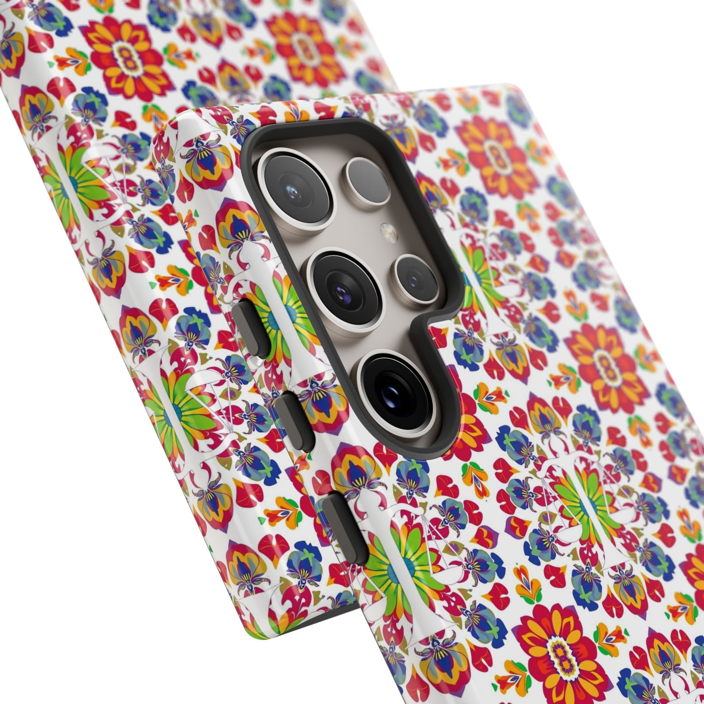 Tough Cases, Libra, Zodiac v1, Flower Pattern