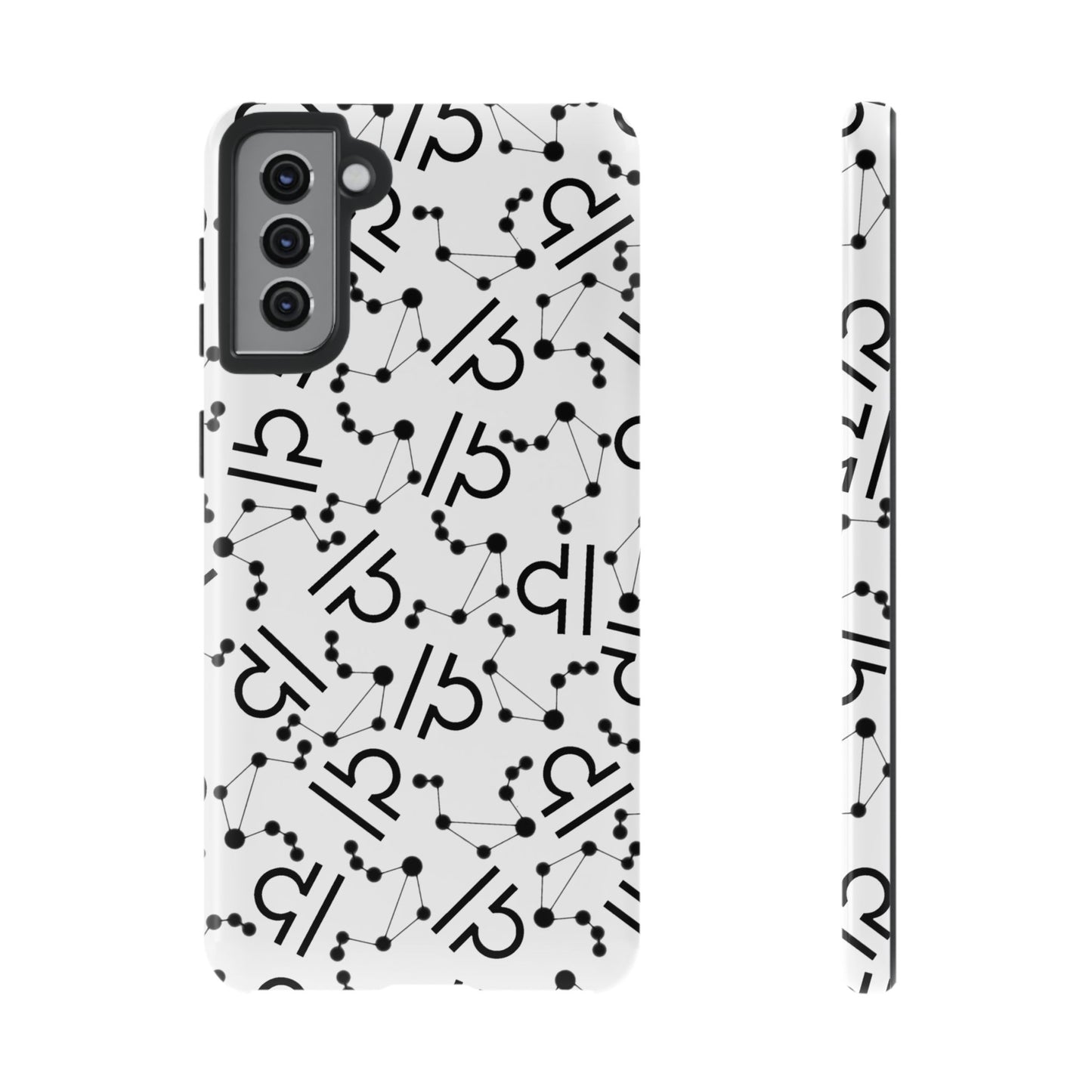 Tough Cases with the Libra Zodiac sign for iPhone, Samsung Galaxy, and Google Pixel devices