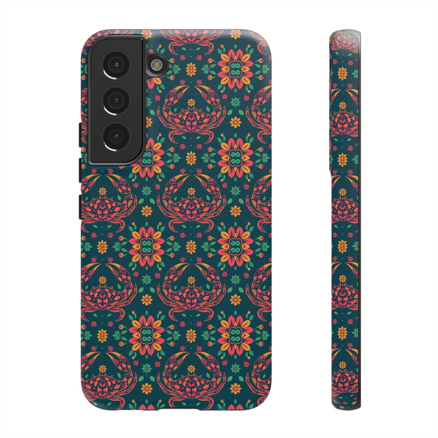 Tough Cases, Cancer, Zodiac v4, Flower Pattern