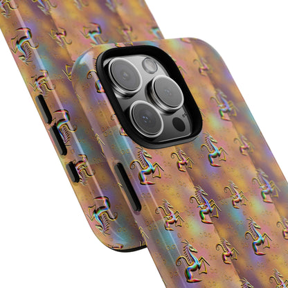 Tough Cases, Aquarius, Zodiac v1, Metal Pattern