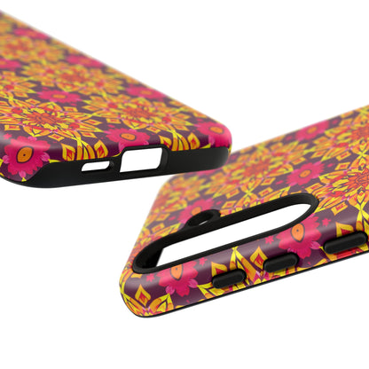Tough Cases, Scorpio, Zodiac v1, Flower Pattern