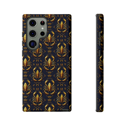 Tough Cases, Scorpio, Zodiac, Metal Pattern