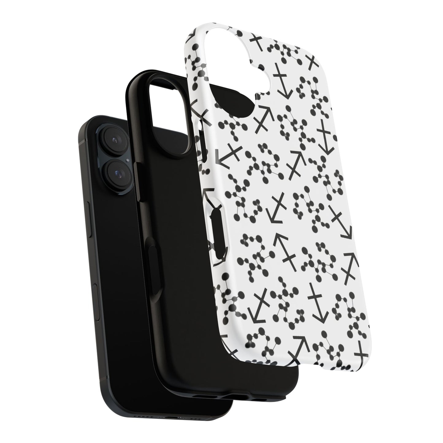 Tough Cases with the Sagittarius Zodiac sign for iPhone, Samsung Galaxy, and Google Pixel devices