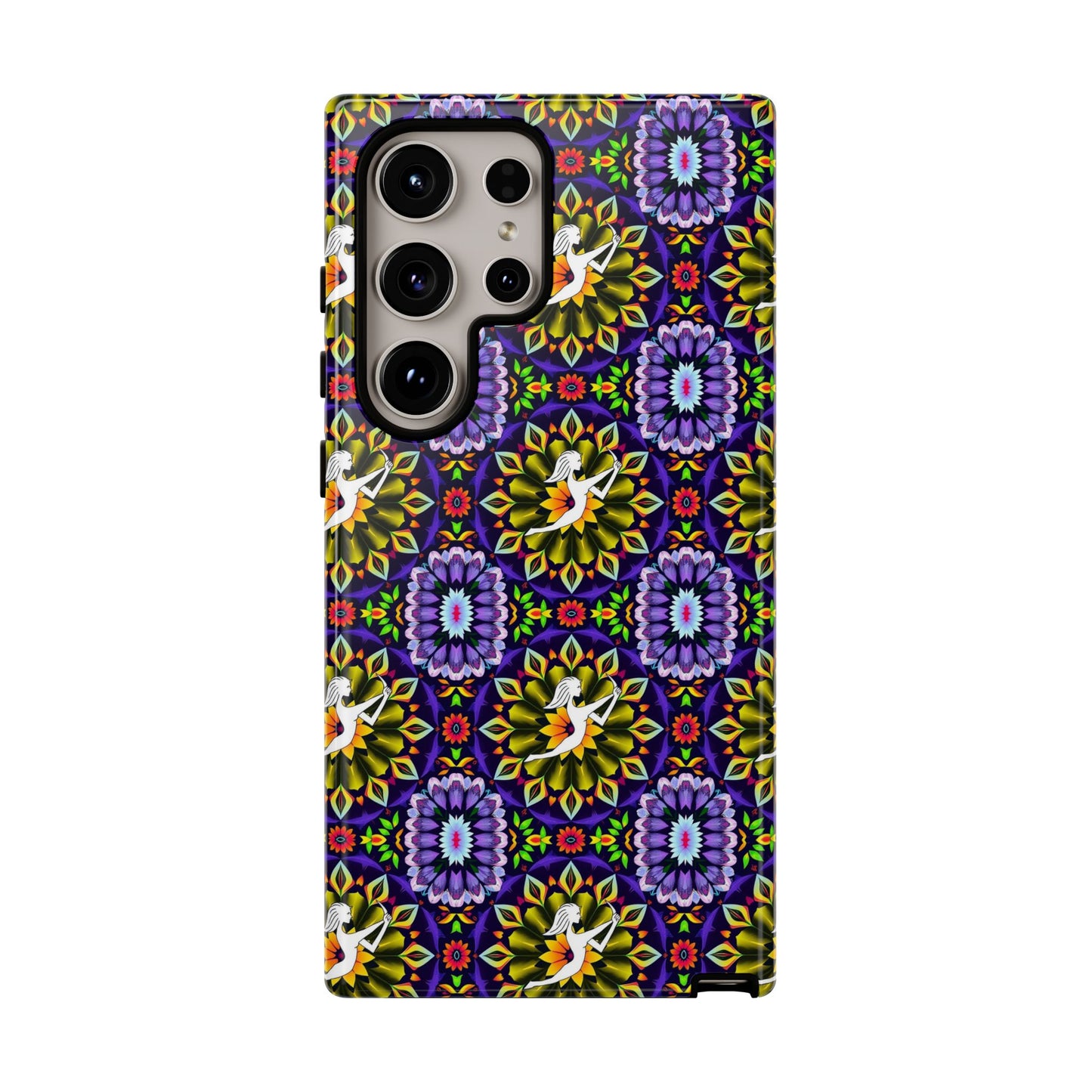 Tough Cases, Sagittarius, Zodiac v1, Flower Pattern