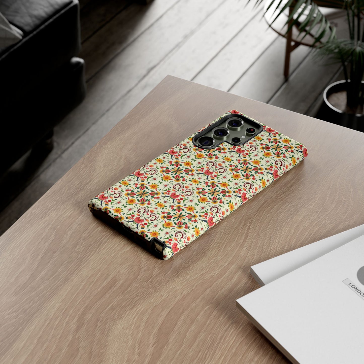Tough Cases, Aries, Zodiac, Flower Pattern
