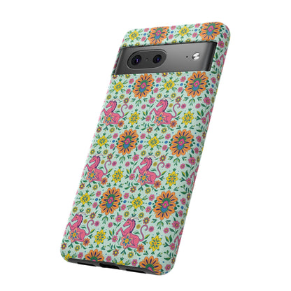 Tough Cases, Aquarius, Zodiac, Flower Pattern
