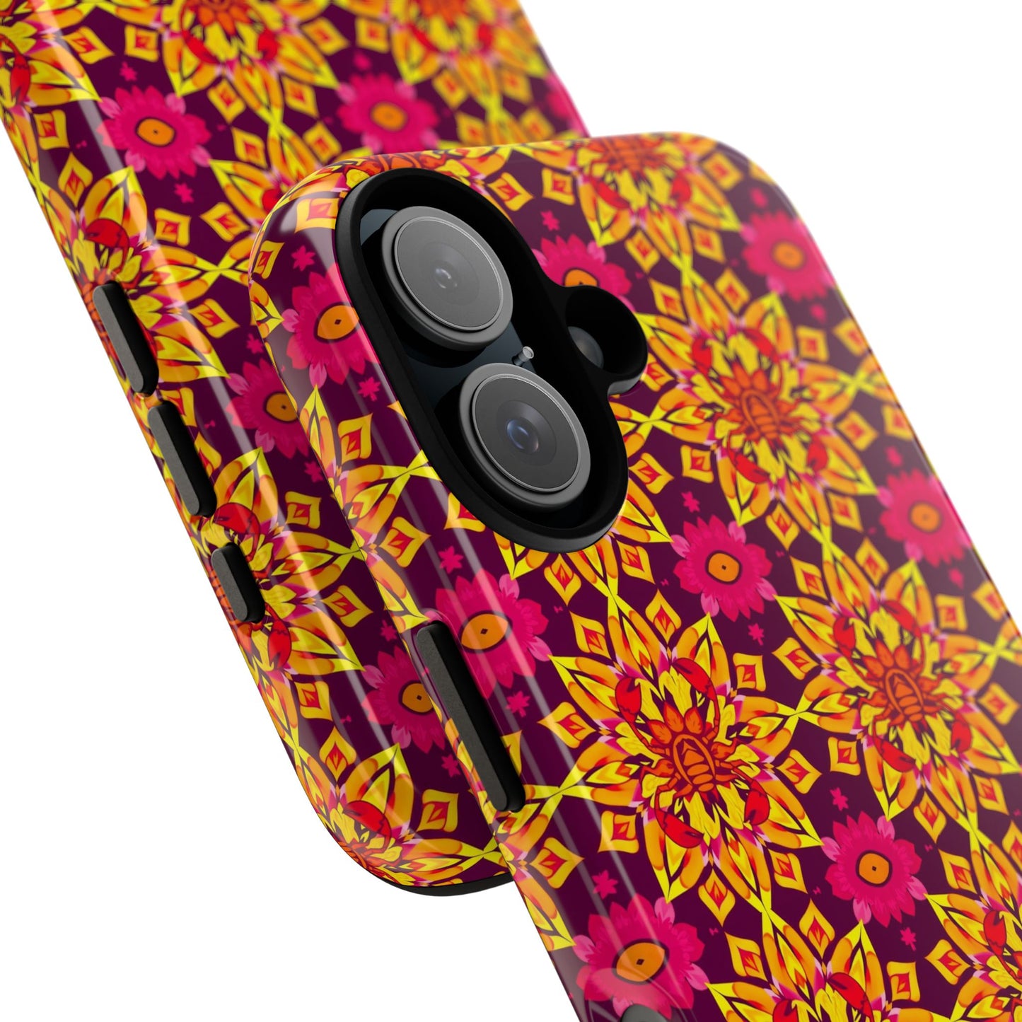 Tough Cases, Scorpio, Zodiac v1, Flower Pattern