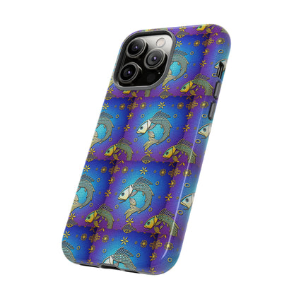 Tough Cases, Pisces, Zodiac v2, Metal Pattern