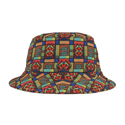 Bucket Hat, (AOP), Cancer, Zodiac, Shape Pattern