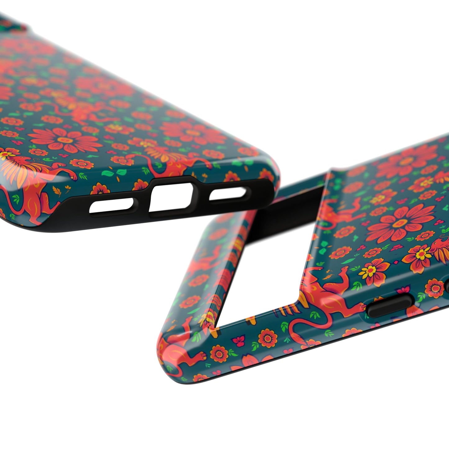 Tough Cases, Leo, Zodiac v2, Flower Pattern