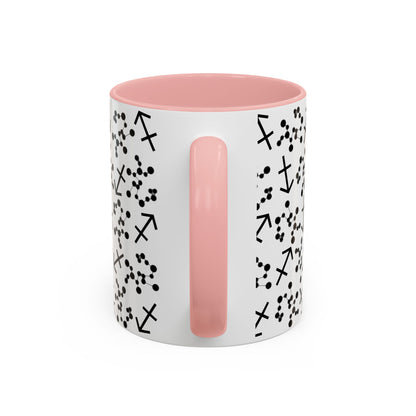Accent Coffee Mug with the Sagittarius sign (11, 15oz)