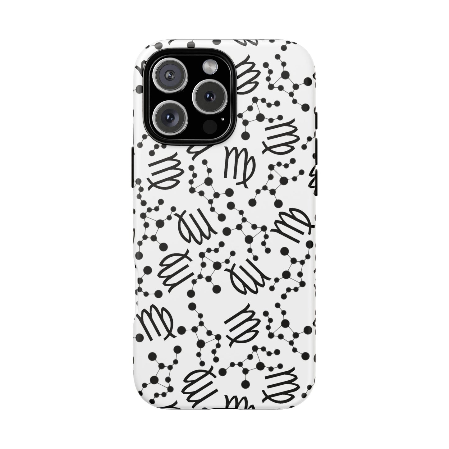 Tough Cases with the Virgo Zodiac sign for iPhone, Samsung Galaxy, and Google Pixel devices
