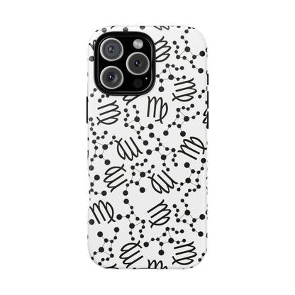 Tough Cases with the Virgo Zodiac sign for iPhone, Samsung Galaxy, and Google Pixel devices