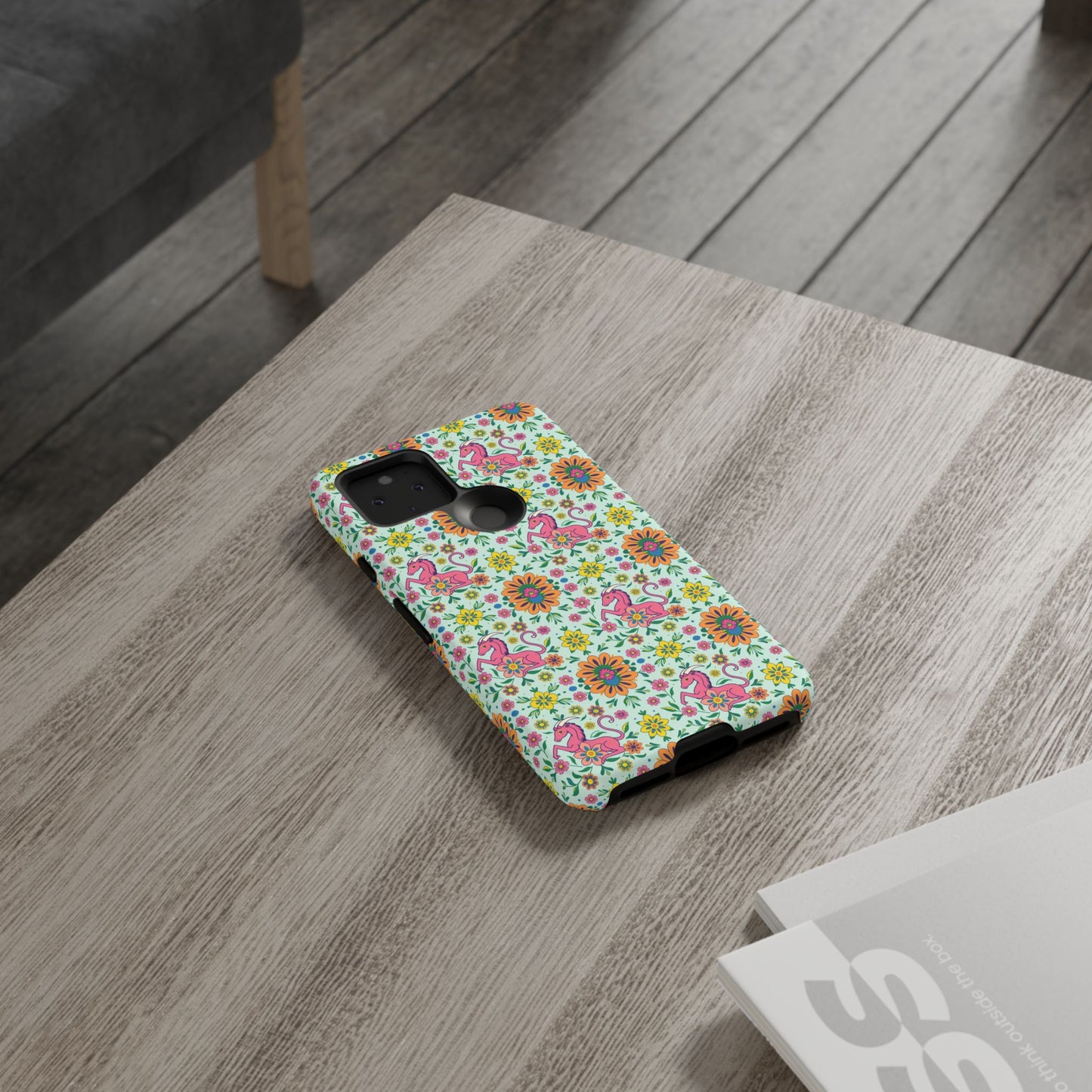 Tough Cases, Aquarius, Zodiac, Flower Pattern