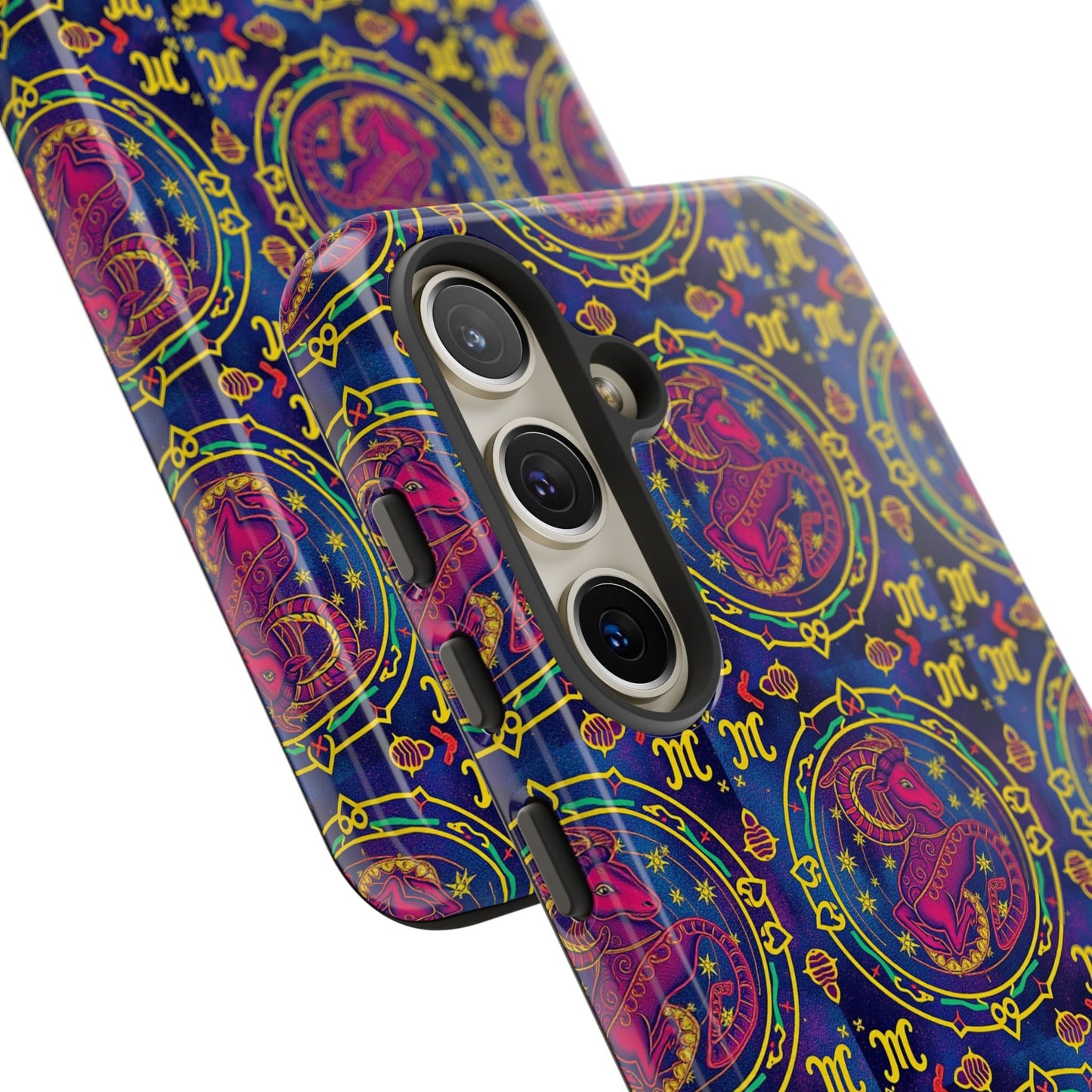 Tough Cases, Capricorn, Zodiac, Metal Pattern