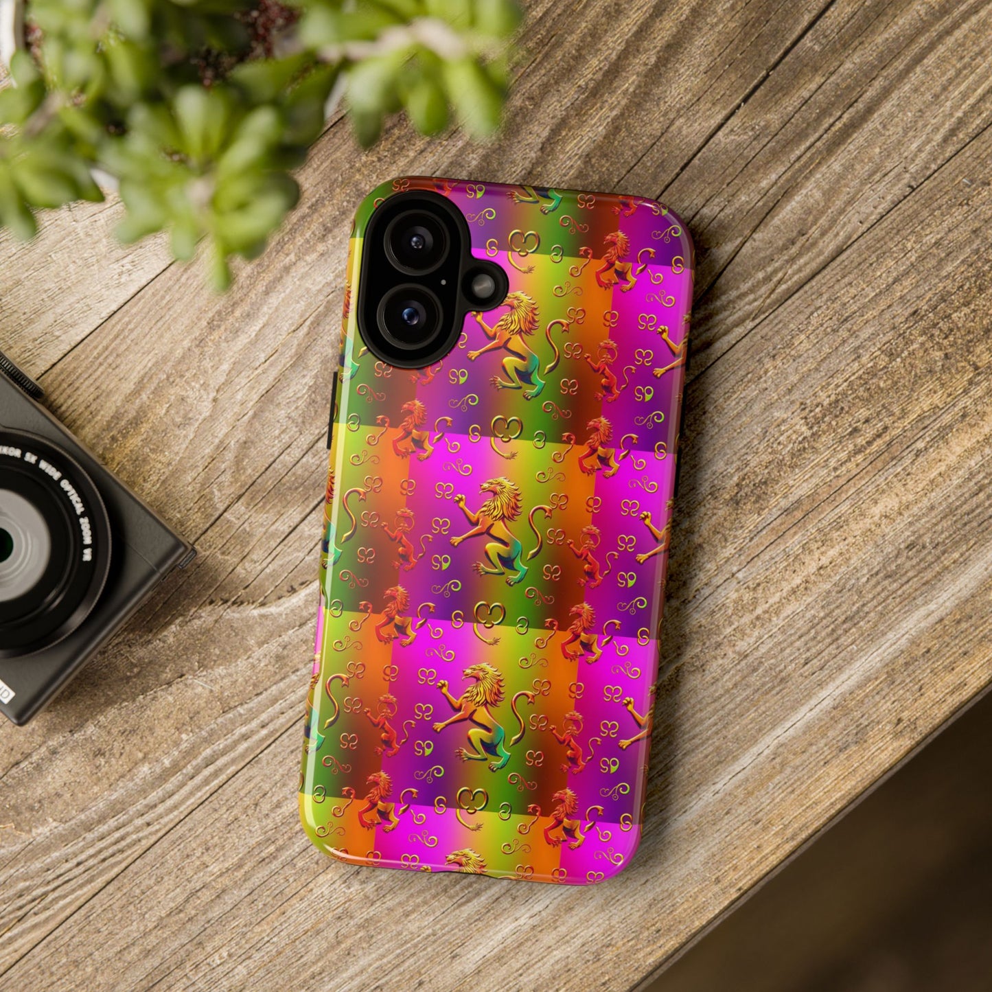 Tough Cases, Leo, Zodiac v1, Metal Pattern
