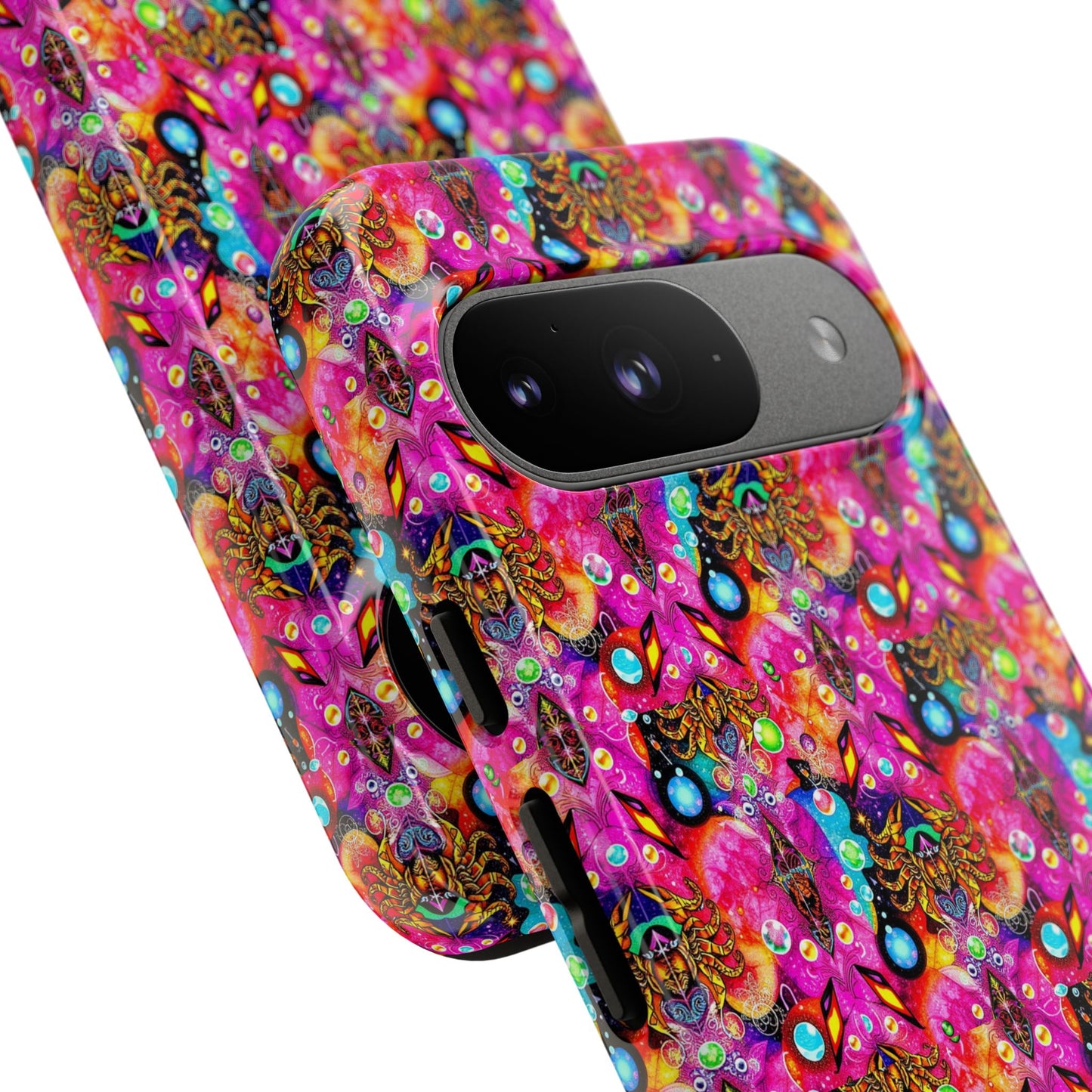 Tough Cases, Scorpio, Zodiac v1, Bubble Pattern