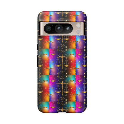 Tough Cases, Libra, Zodiac v1, Metal Pattern