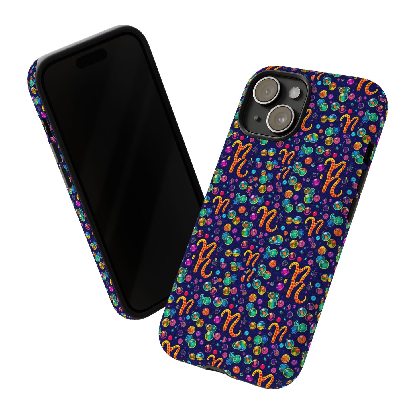 Tough Cases, Aquarius, Zodiac, Bubble Pattern