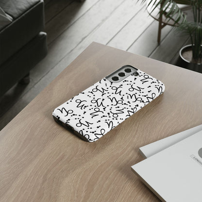 Tough Cases with the Capricorn Zodiac sign for iPhone, Samsung Galaxy, and Google Pixel devices