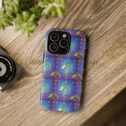 Tough Cases, Pisces, Zodiac v2, Metal Pattern