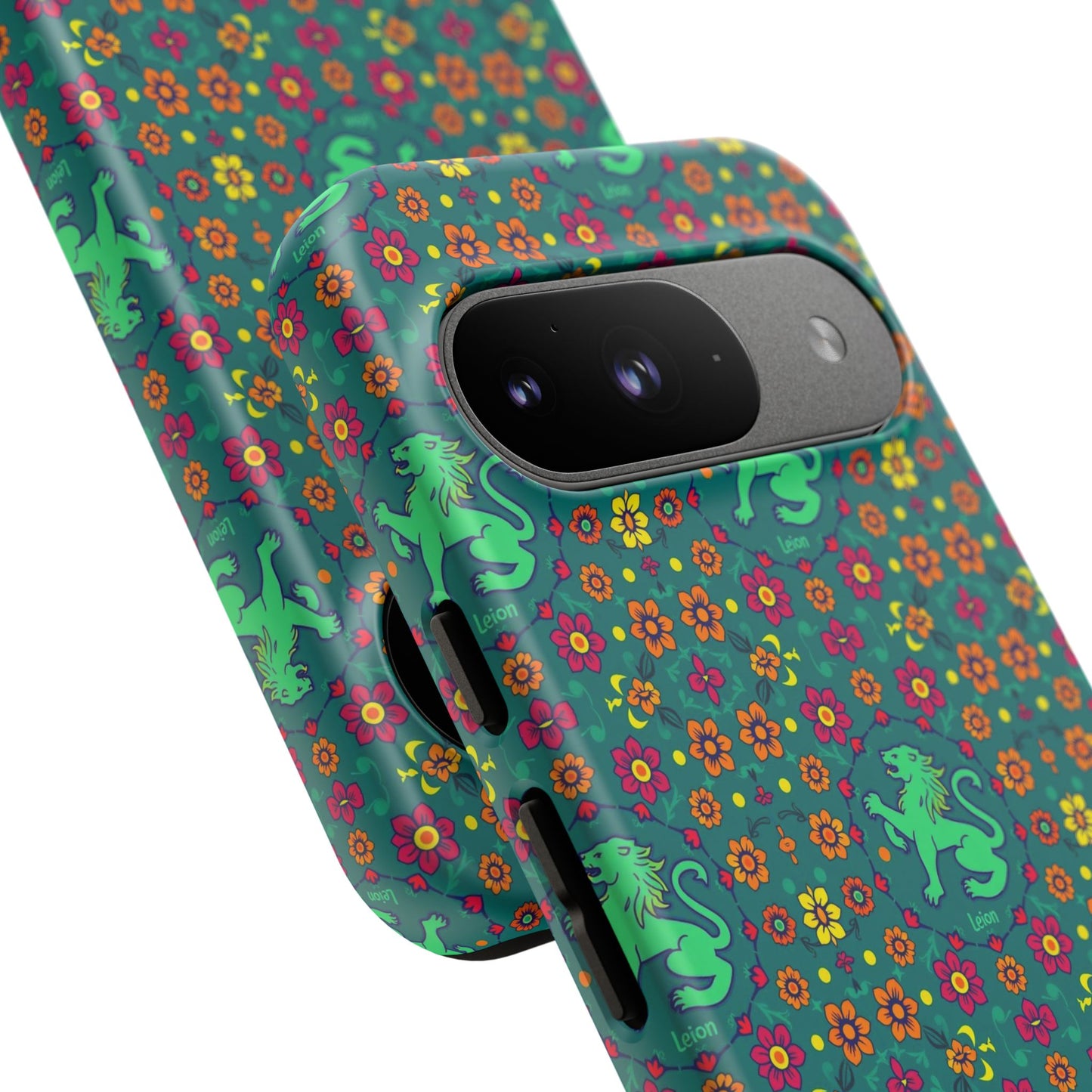 Tough Cases, Leo, Zodiac v3, Flower Pattern