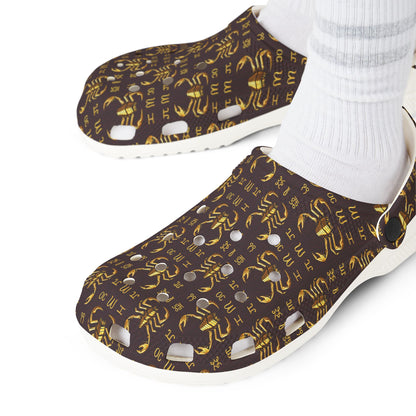 EVA Foam Rubber Shoes, (AOP), Scorpio, Zodiac v2, Pattern