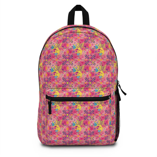 Backpack, Virgo, Zodiac, Metal Pattern